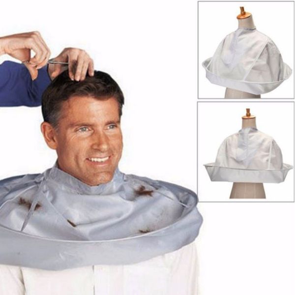 

high-grade middle haircut coat hair coloring clothes haircut cloak stereoscopic air permeability haircut peri cloth t4h0475