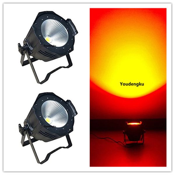 4 teile/los Schwarz COB LED Pan Can RGBW Par64 4in1 DMX LED COB Par 150 watt