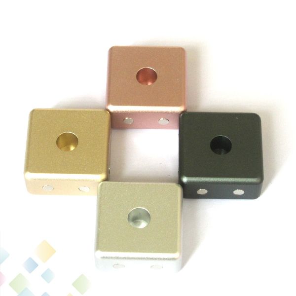 

Magnetic Atomizer Metal Base Display Aluminum Holder Strong Magnet Stand for 510 Atomizers E Cigarette No Screw thread DHL Free