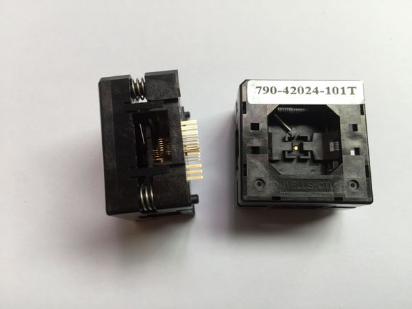 Wells-cti IC Test Socket 790-42024-101T QFN 24 P 0.5mm Pitch 4x4mm Burn In Socket