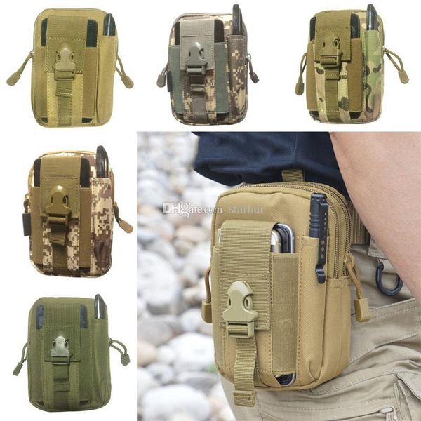 

15 color home outdoor sports tactical bags pockets waist bag sport running mobile phone case purse pack gadget pocket wx9-166