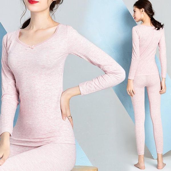 

thermal underwear women thermo underwear set for ladies cotton winter autumn spring female long johns clothes fashion 2018, Black;red