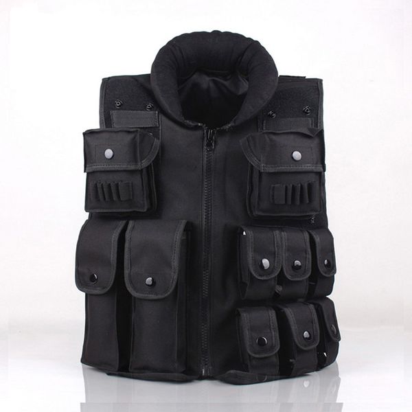

cs go tactical vest army outdoor body armor swat combat hunting molle vest black for men, Camo
