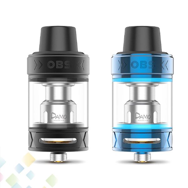 

Authentic OBS Damo 5ml sub ohm Tank Adjustable bottom airflow with Vape M2 and M6 Coil Vaporizer Atomizer DHL Free