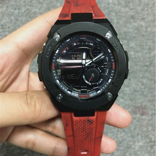 

2019 NEW Sport Men Watch Japan Brand Shock Wrist Watches All pointer work Wholesale With BOX Instructions LED Waterproof Sport WristWatches