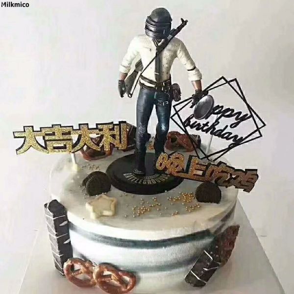 

milkmico new pubg game cupcake picks birthday cake ers for wedding party cake dessert table decorations supplies