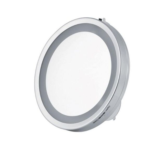 3 Times Makeup Mirror Shaving Glass Vacuum Suction Cup Led Light Make Up Magnifying Amplification Bathroom Magnified