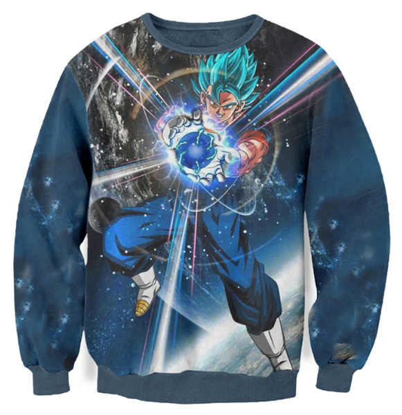 

новая мода женщины / мужчины dragon ball сын гоку harauku стиль смешные 3d печатных crewneck кофты толстовки k121, Black