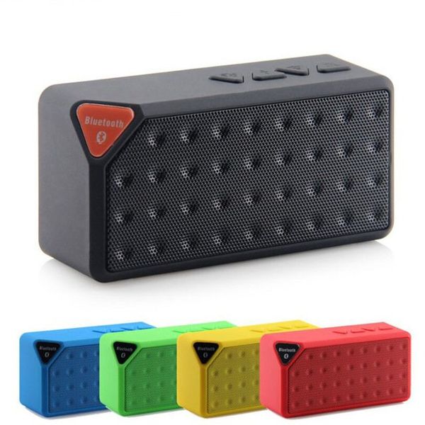 

mini bluetooth speaker x3 fashion style tf usb wireless portable music sound box subwoofer loudspeakers with mic