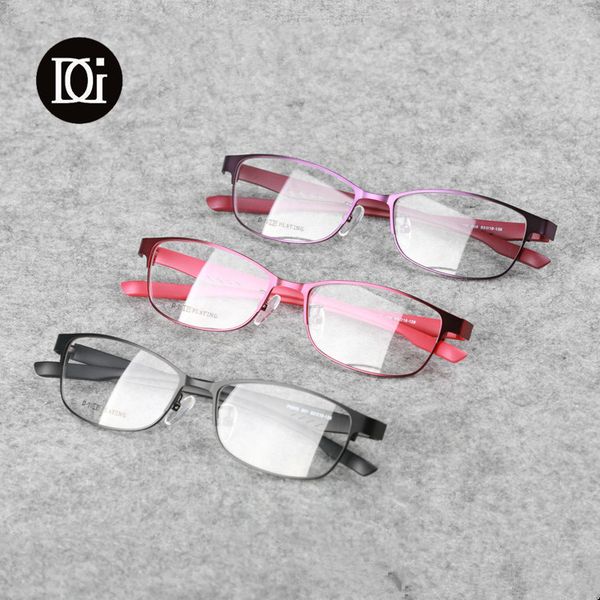 

fashion titanium women full-rimless eyewear business optical glasses frame prescription eyeglasses 9805, Silver