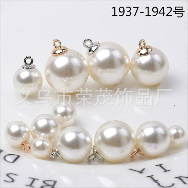 

50pcs abs imitation pearl charms pendants for earring bracelet choker necklace jewelry making, Bronze;silver