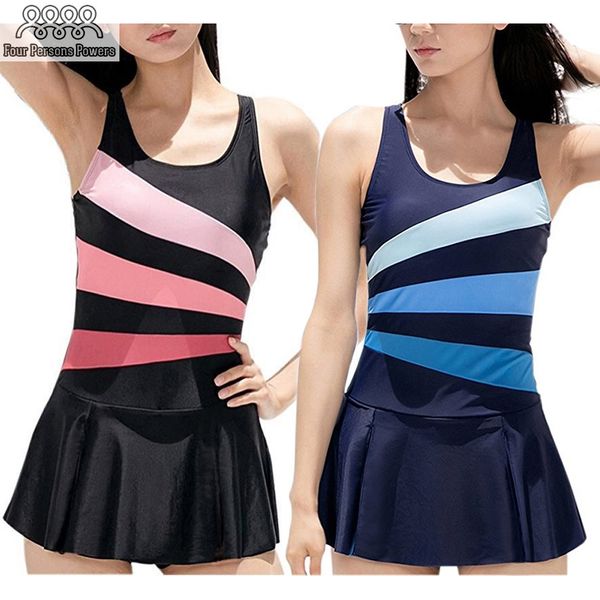 

new dress swimsuit bodysuit one piece swimwear slim bathing suit nk54, White;black