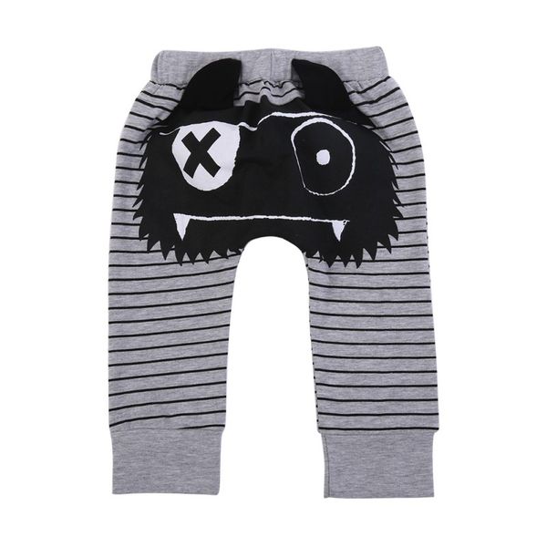 

children cute pants kids boys girls cotton blend trousers stripe printing pants spring and autumn fashion baby trousers, Blue
