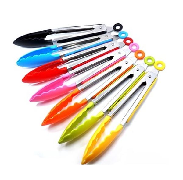 

multi-function portable antiskid food clip stainless steel kitchen tools bbq barbecue clip bread baking clip t3i0393