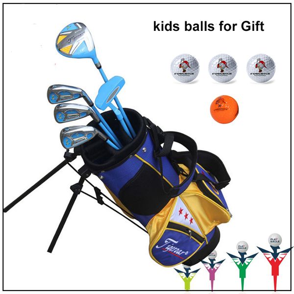 

kids golf club children left handed golf clubs half set 5-pieces junior boys girls child clubs set with bag