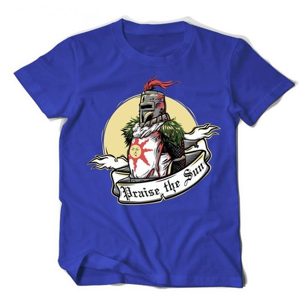 

новые темные души футболка мужская похвалить солнце старый стиль геймер с коротким рукавом джерси футболка лето хип-хоп футболки, White;black