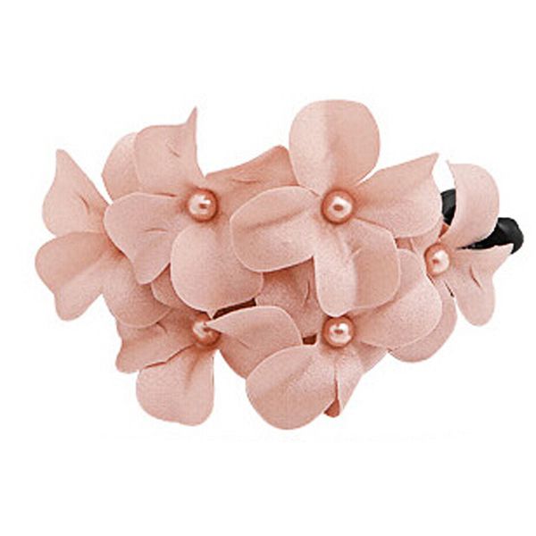 

women fashion hair hairpins accessorie chic women girl handmade flower banana barrette hair clip hair pin claw 10pcs, Golden;silver
