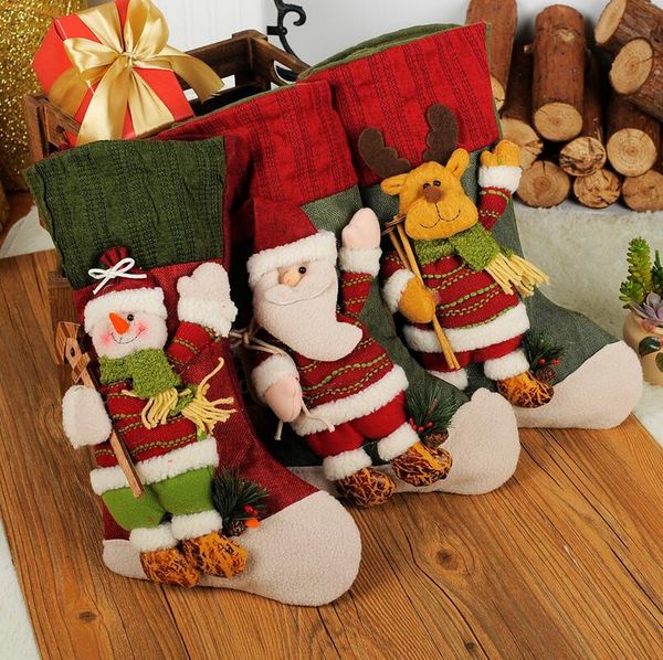 Vintage Christmas Stockings Filler Artificial Christmas Tree