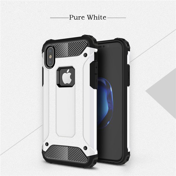 

for luxury phone case combo shockproof for iphone x case hard plastic soft tpu rubber for goophone armor phone case