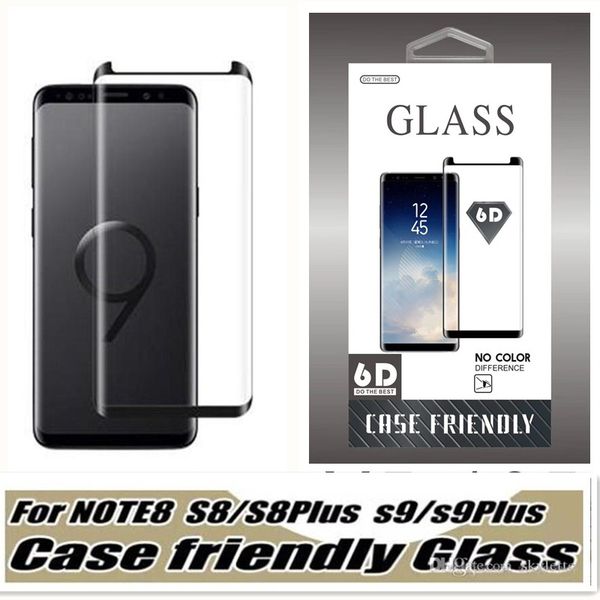 

Ca e friendly tempered gla for am ung galaxy 9 note 8 note8 8 plu 7 edge 3d curved ca e ver ion phone creen protector