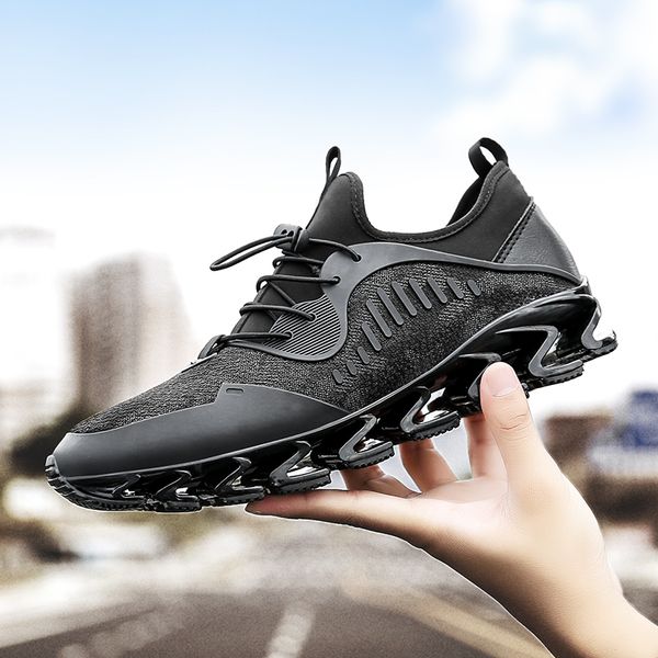 Großhandel Plus Größe Männer Laufschuhe Bow Blade Outdoor Sportschuhe Für Männer Dämpfung Frühling Klinge Schuhe Cool Breathable Männlichen Turnschuhe Herren Comfort Shoes Leder Frühling & Fall Sneakers Lace