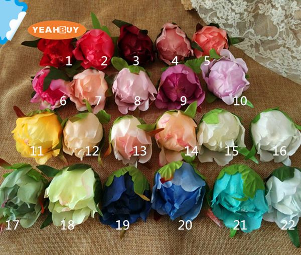 

7cm 22colors aritificial peony bud flower bud silk simulation diy wedding arch wall bouquet festival supplies bridal decoration flowers