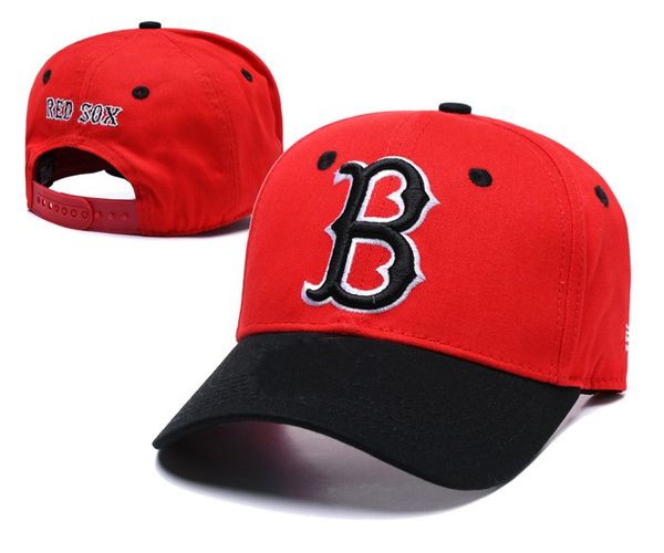 

2019 Новые мужские Red Sox Snapback Шляпы Гольф Козырек Красный Цвет Вышитые B Письмо Логот