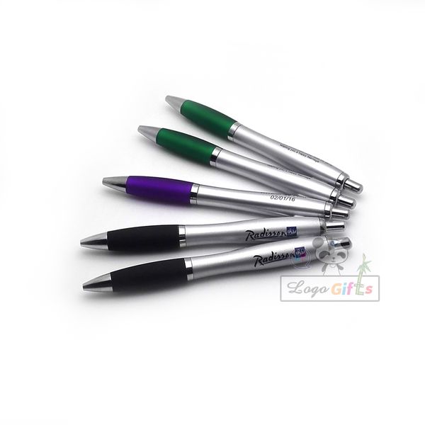 

promotional gifts/ colourful advertising pens with logo/ imprint brand pens 300pcs a lot by dhl, Black;red