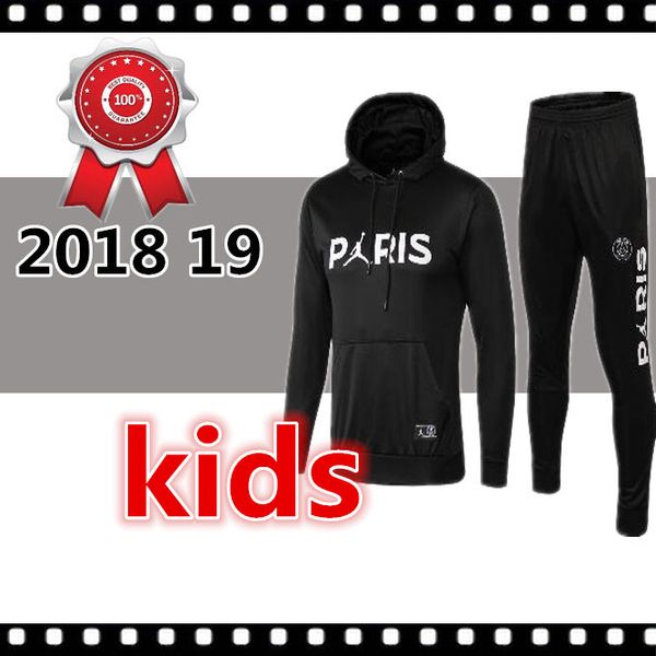 

2019 kid mbappe hoodie p g occer training uit urvetement jacket windbreaker track uit jordam x football hirt