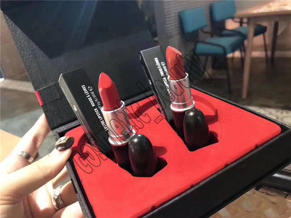 

2018 new famous brand arrive makeup lipstick brand lipstick 2 colors ing