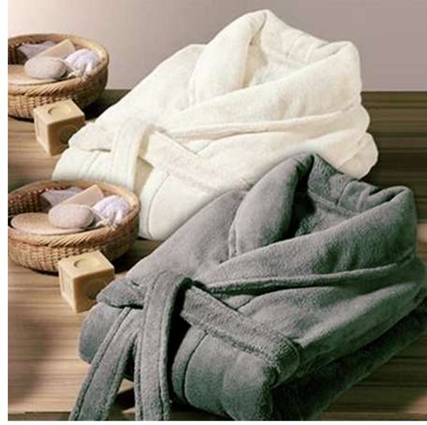 

lovers dress for men and women warm super soft flannel coral fleece long bath robe mens kimono bathrobe male dressing gown robes, Black;brown