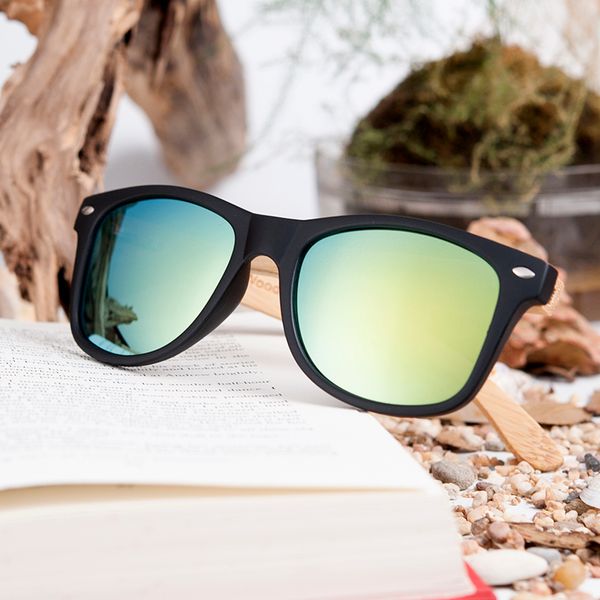 

bobo bird simple style bamboo legs polarized lens sun glasses women men with wood gift boxes as gift for friends women mens, White;black