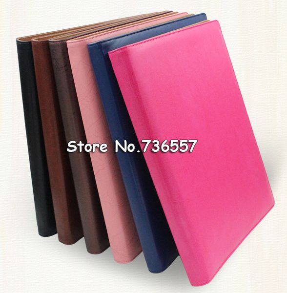 

office a4 pu leather portfolio business executive padfolio classification folder document clip holder pen loop