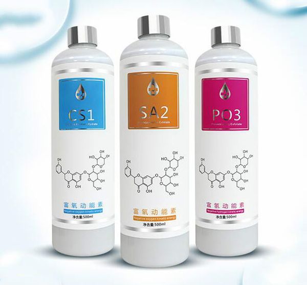 

2 options aqua peeling solution 3 bottles/400ml per bottle aqua facial serum hydra facial serum for normal skin dhl fsat shipping