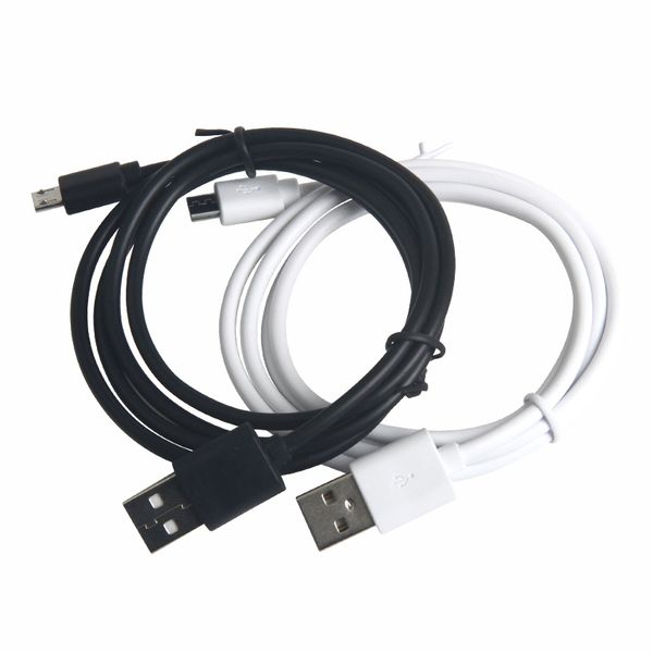 

white&black 2m 200cm usb male to usb micro v8 5pin male data charge pipe long cable for samsung huawei xiaomi for other android phones