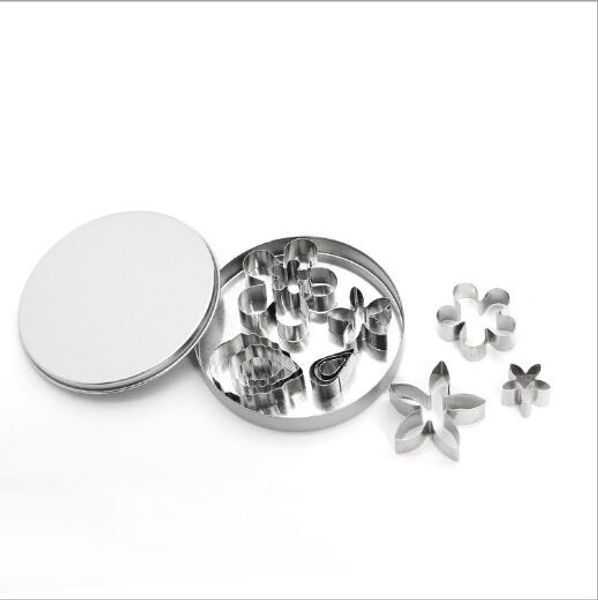 

stainless steel cake molded 12-piece sugar-biscuit mold diy bakery tool set08107