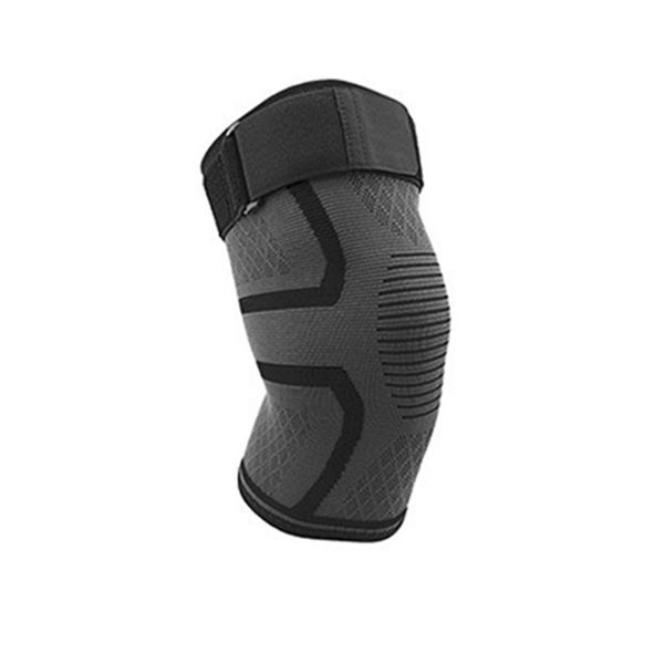 

new knee sleeve compression brace support for sport joint pain arthritis relief s/m/l for dropshipping, Black;gray