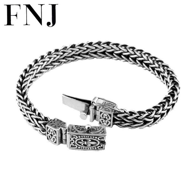 

100% 925 серебряный браслет якорь ширина 8 мм классический провод кабель цепи S925 тайс