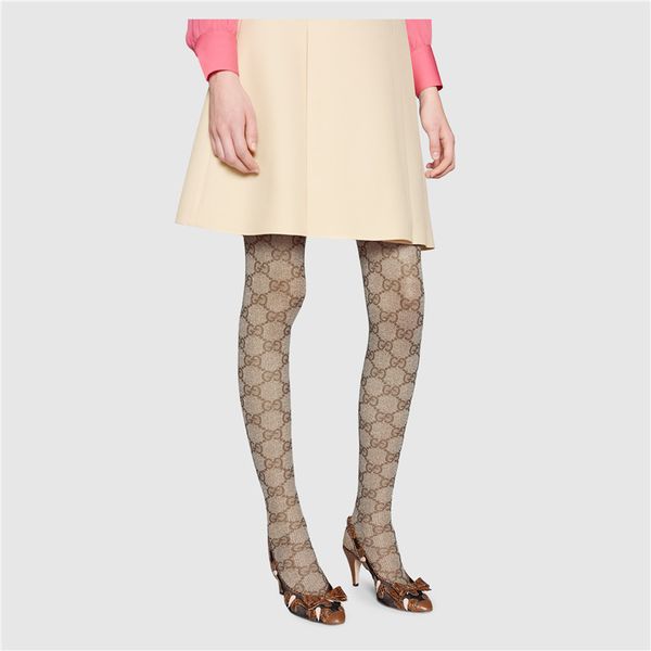 

Early autumn full letter pantyho e 2018 web celebrity ame european and american me h pantyho e high ela tic gouble long legging, Black;white