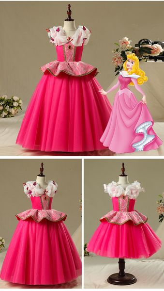 

2018 девушка принцесса одежда издание платье девушка лето 2018 новый малый и средний размер дети принцесса юбка брим брекеты юбка для девочк, Red;yellow