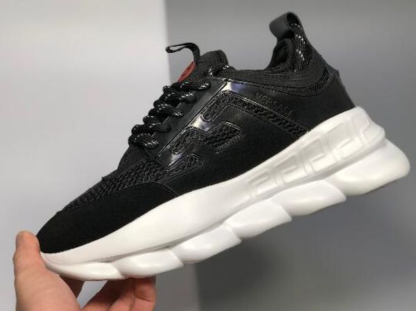 

Top 2018 new cheap popular 2 Chainz Chain Reaction Shoe,mens bulky Print Mix Achilles Sneaker,Reaction Sneakers Black Training running shoes