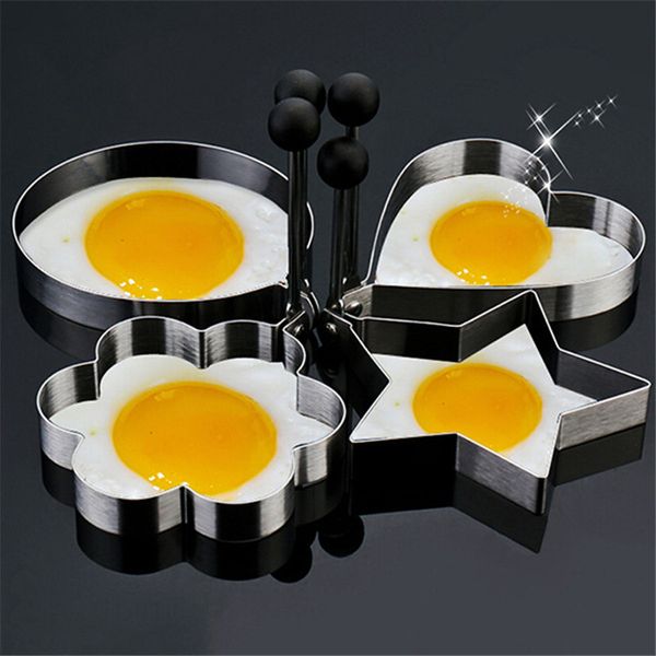

30pcs new stainless steel fried egg pancake rings mould mold tools shaper pancake egg mould mold kitchen fried egg cooking tools