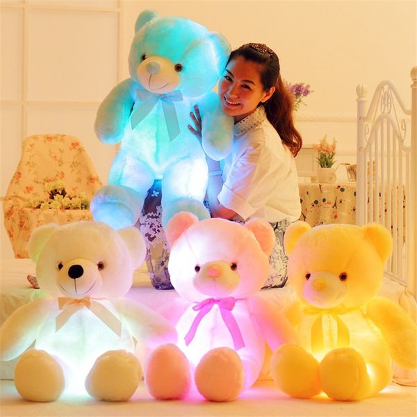 glow up light plush teddy toy