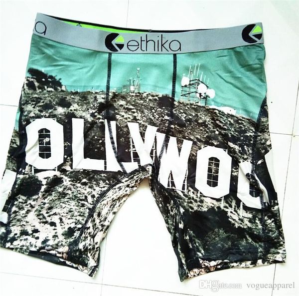 

Men clothing ethika everyday boxer hollywood 3d print urfing hort wear re i tant comfortable underpant hipping, Black;white