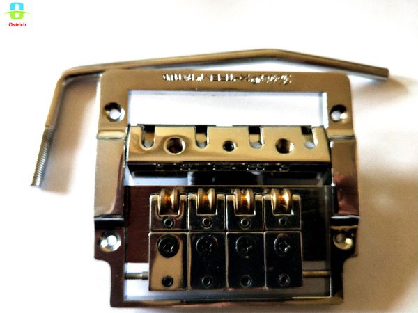 

New kahler tremolo ba bridge 4 tring chrome and black electric guitar tremolo bridge kahler 4410