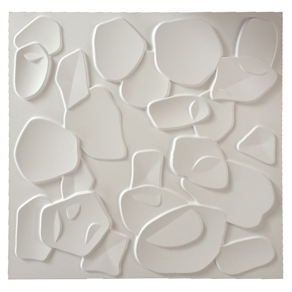 

оптовая новый 3d пвх настенная панель для дома декор 50 см 3d тиснением водонепроницаемый настенная доска diy европейский стиль круглый кирп