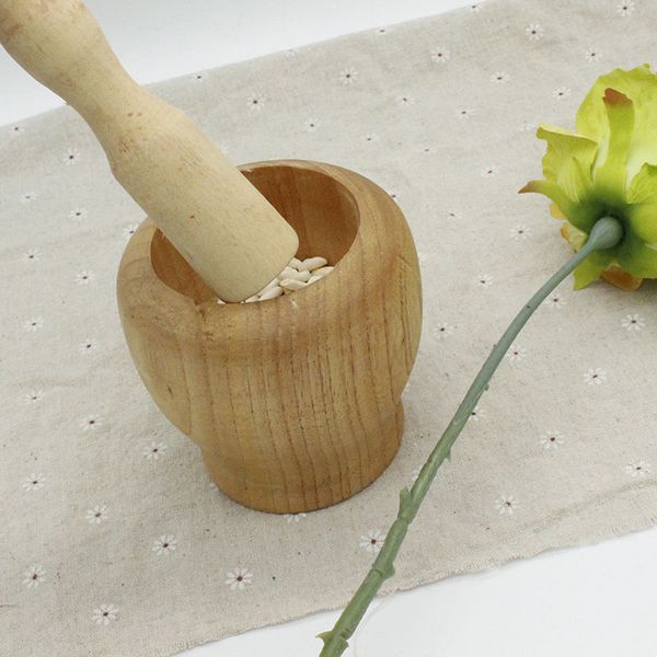 Factory Direct Bamboo Masher Trumpe de madeira de 9 cm Boutique Boutique Ferramentas de jarra de tamper de madeira