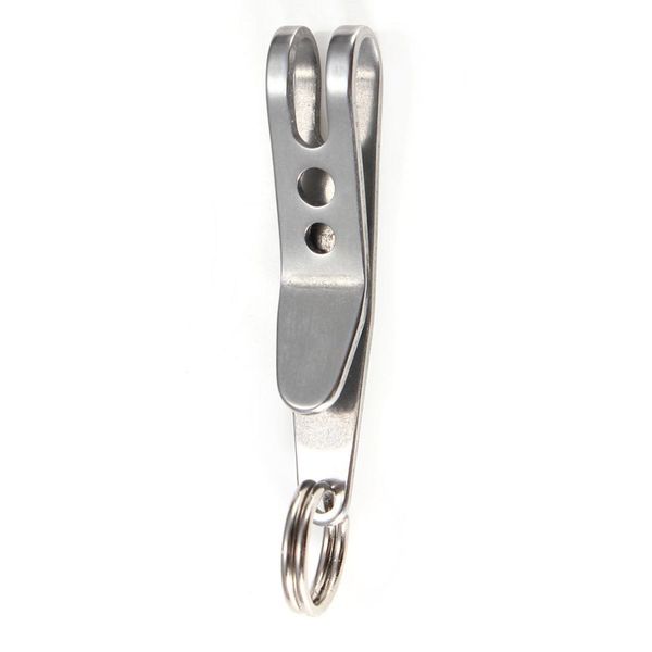 

2x metal multi-tool belt clip money clip and keyring, Black