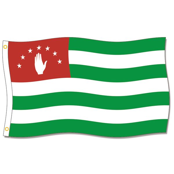 

good flag] abkhazia flags 3x5ft 150x90cm 100% polyester,canvas head with metal grommet,used indoors or outdoors