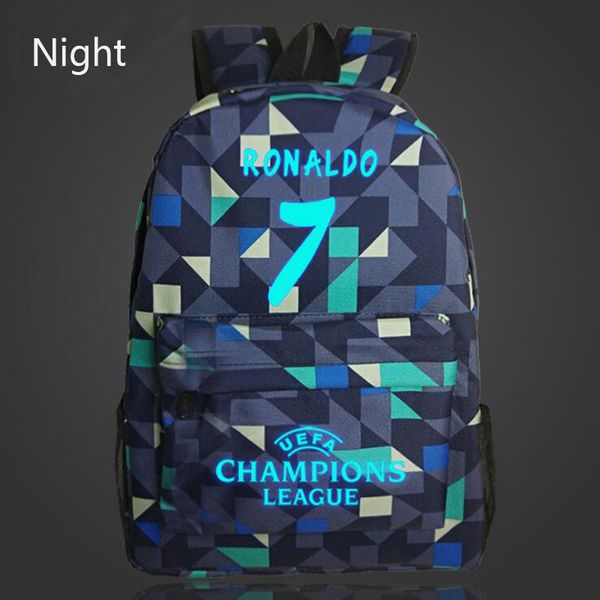 

7# сумка ronaldo backpacfashion школьный рюкзак для подростков мальчик девочки путешествия школа стиль нейлон backpackids подарок